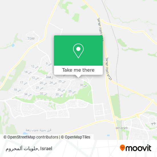 حلويات ألمحروم map