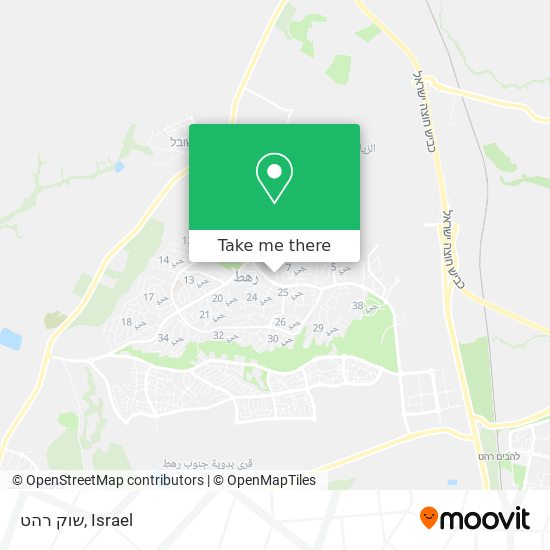 שוק רהט map