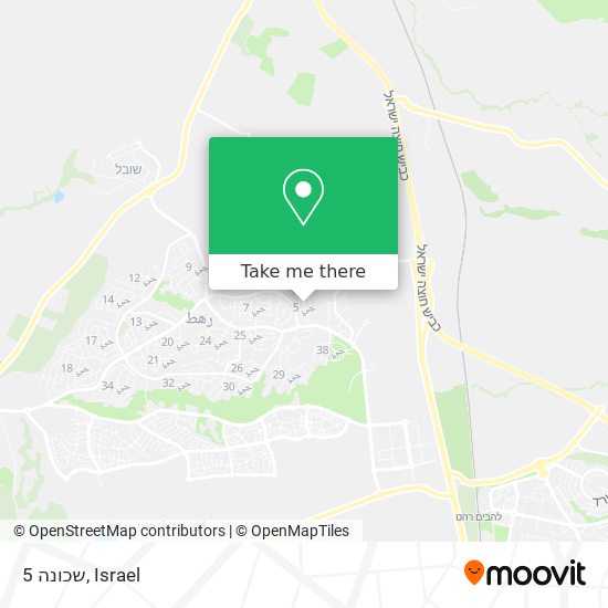 שכונה 5 map