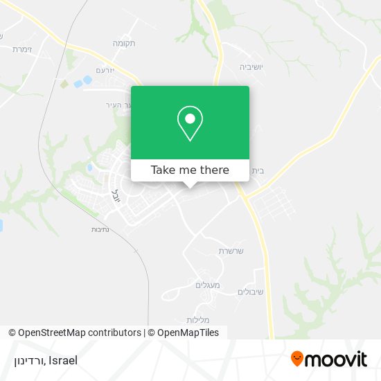 ורדינון map