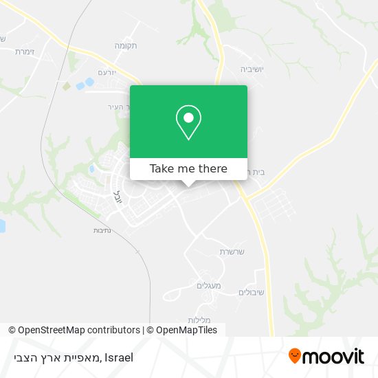 מאפיית ארץ הצבי map