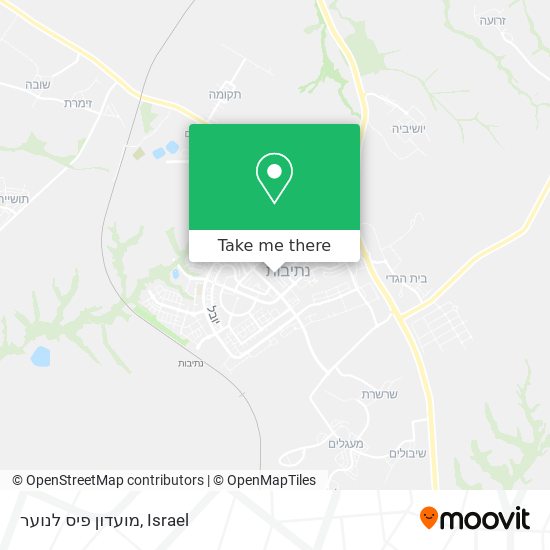 מועדון פיס לנוער map