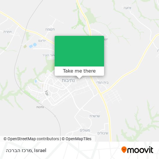 מרכז הברכה map