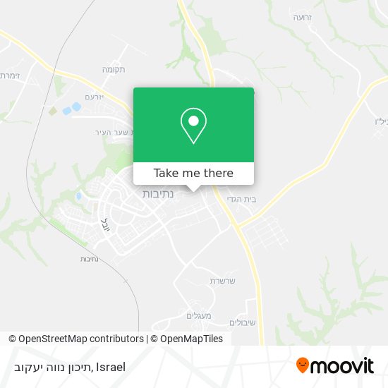 תיכון נווה יעקוב map