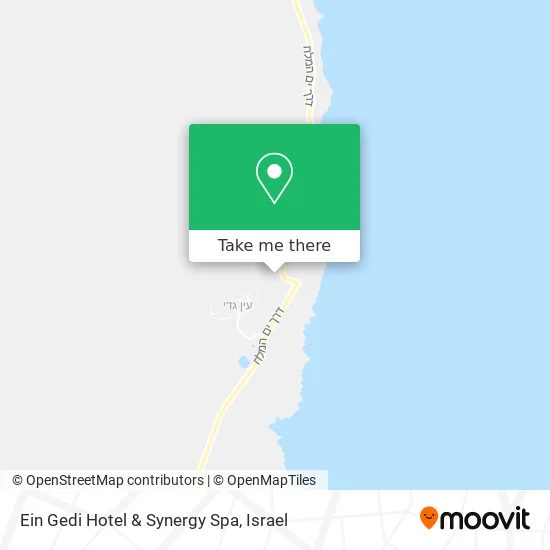 Карта Ein Gedi Hotel & Synergy Spa