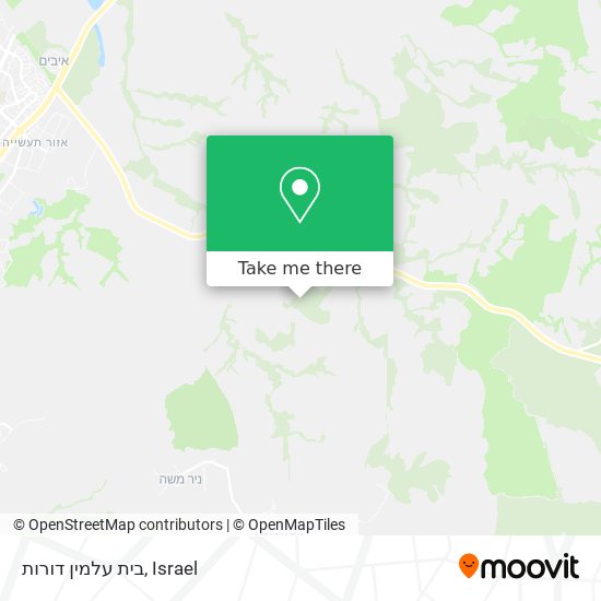 בית עלמין דורות map