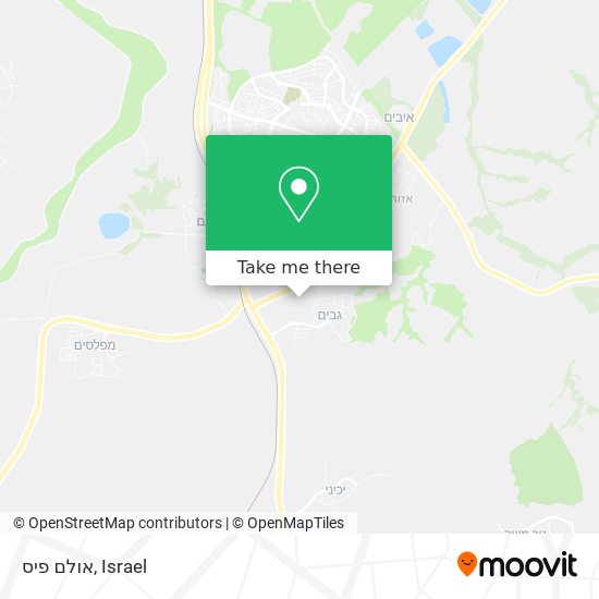 אולם פיס map