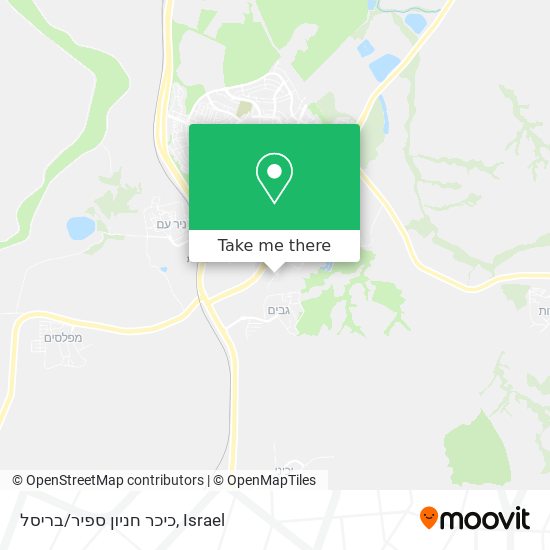 Карта כיכר חניון ספיר/בריסל