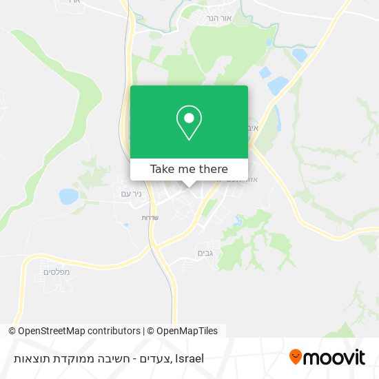 צעדים - חשיבה ממוקדת תוצאות map