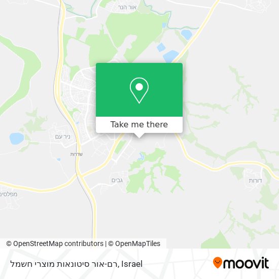 רם-אור סיטונאות מוצרי חשמל map