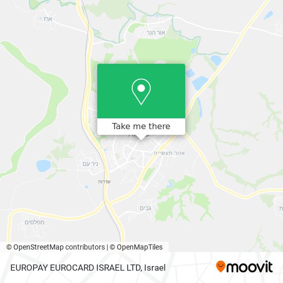 Карта EUROPAY EUROCARD ISRAEL LTD