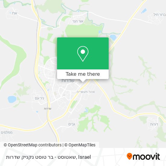 שאטוסט - בר טוסט נקניק שדרות map