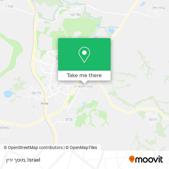 מוסך ירין map