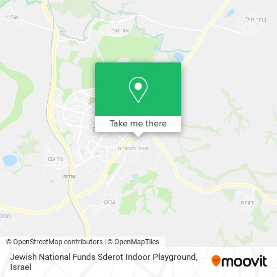 Jewish National Funds Sderot Indoor Playground map