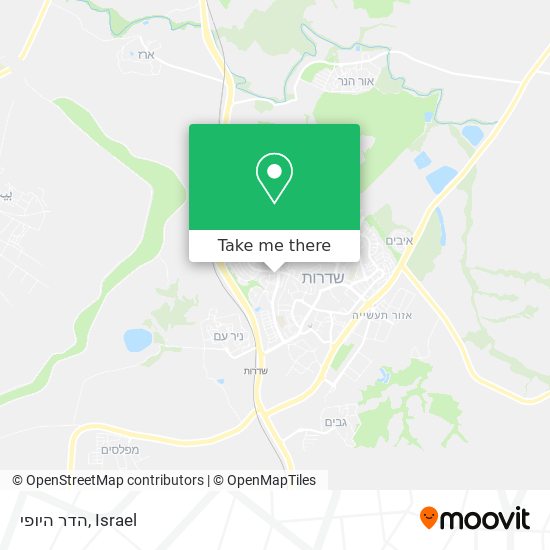 הדר היופי map