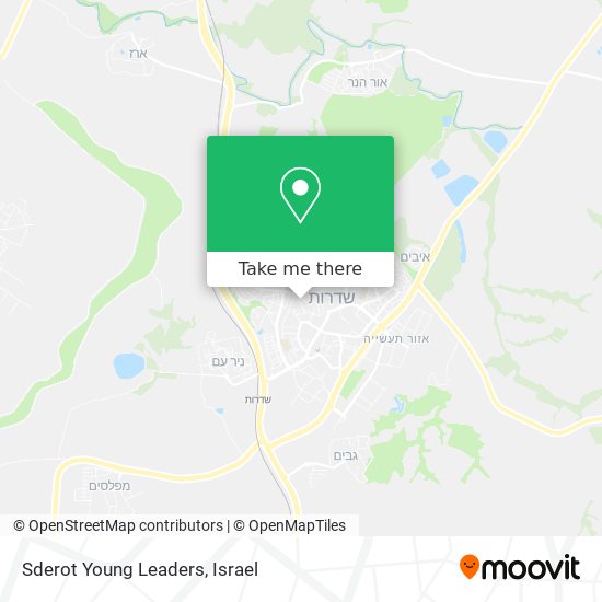 Карта Sderot Young Leaders