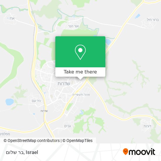 בר שלום map