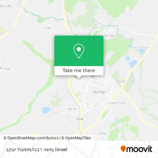 משה רבנו/משעול יעקב map