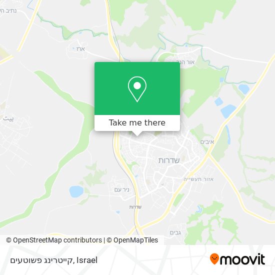 קייטרינג פשוטעים map