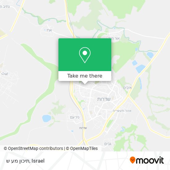 תיכון מע ש map