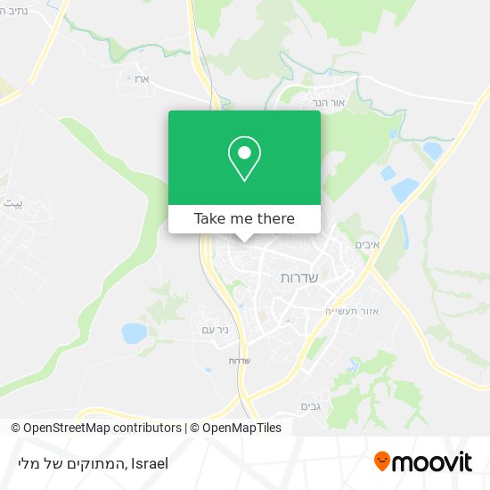 המתוקים של מלי map