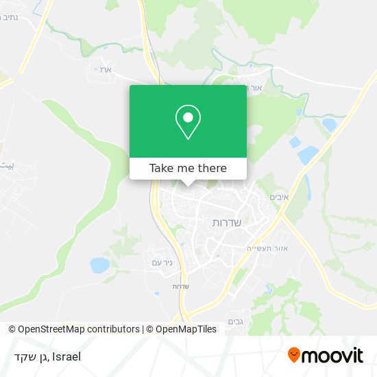 גן שקד map