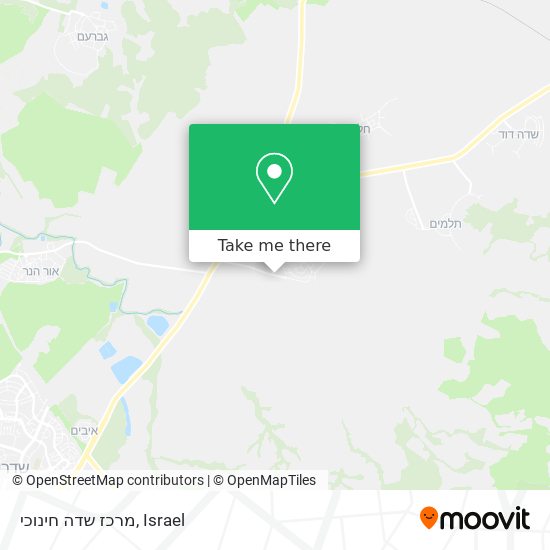 מרכז שדה חינוכי map