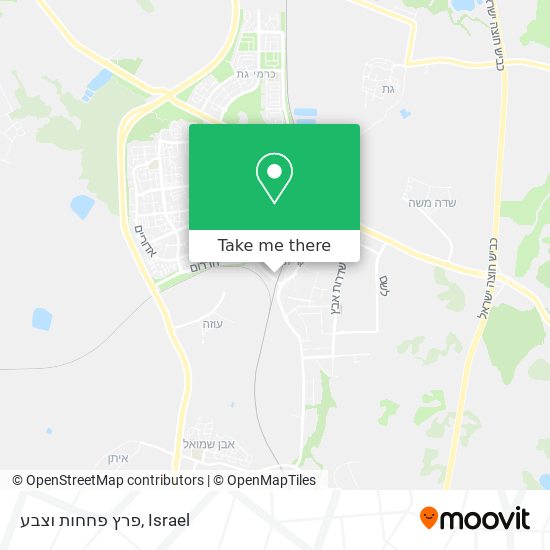 פרץ פחחות וצבע map