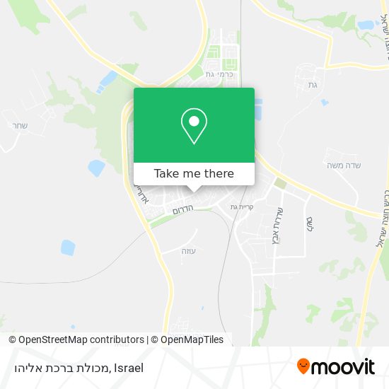 מכולת ברכת אליהו map