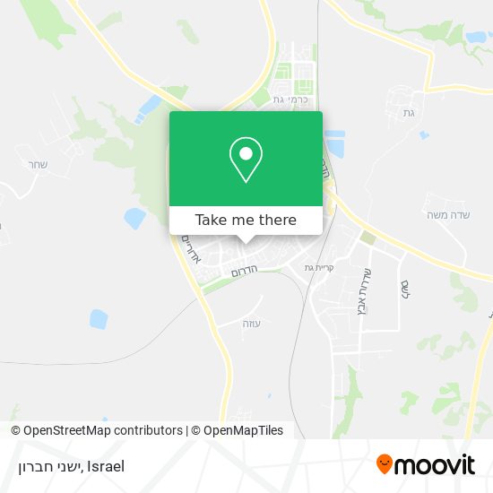 ישני חברון map