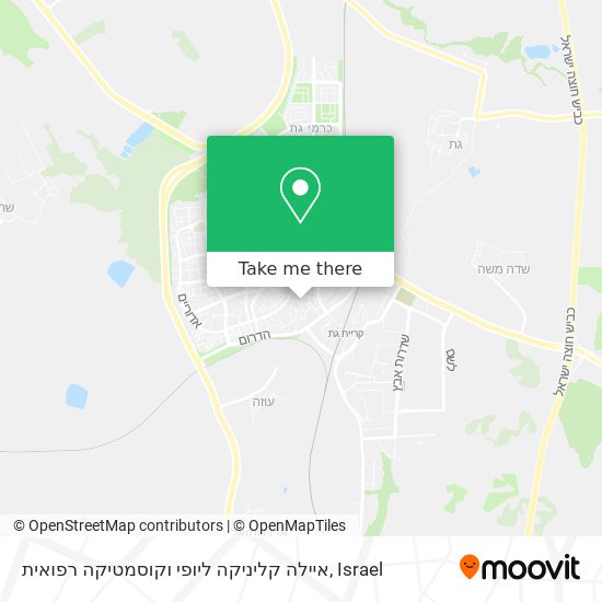 איילה קליניקה ליופי וקוסמטיקה רפואית map