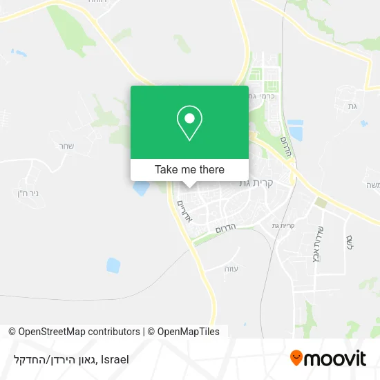 Карта גאון הירדן/החדקל