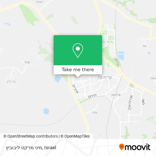 מיני מרקט ליבוביץ map