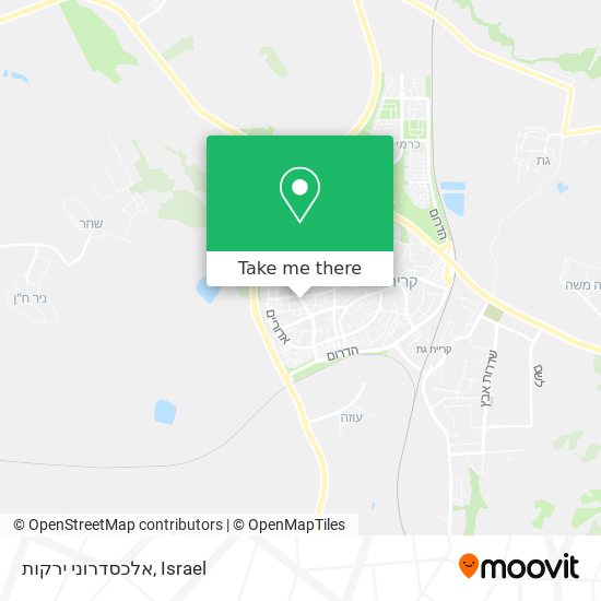 אלכסדרוני ירקות map