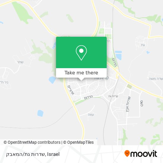 שדרות גת/המאבק map