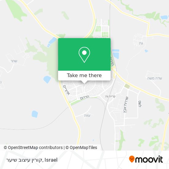 קורין עיצוב שיער map