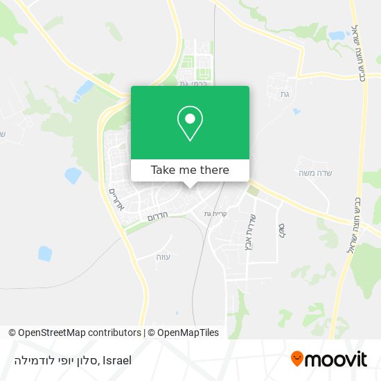 סלון יופי לודמילה map