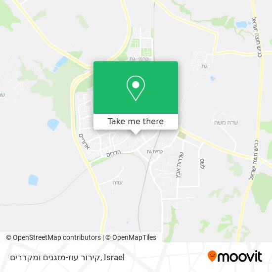 קירור עוז-מזגנים ומקררים map