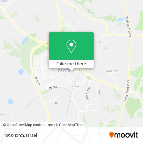 מרכז טניס map