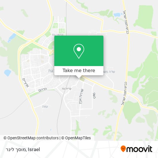 מוסך לינר map