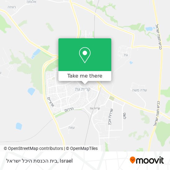 Карта בית הכנסת היכל ישראל