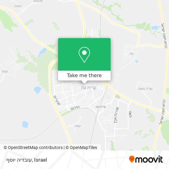 עובדיה יוסף map