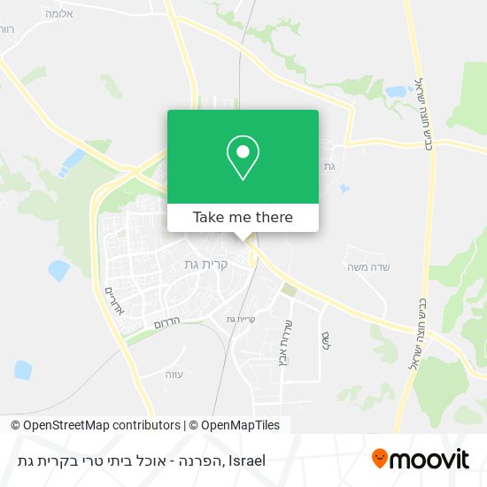 הפרנה - אוכל ביתי טרי בקרית גת map