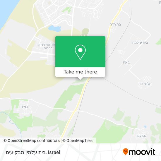 בית עלמין מבקיעים map