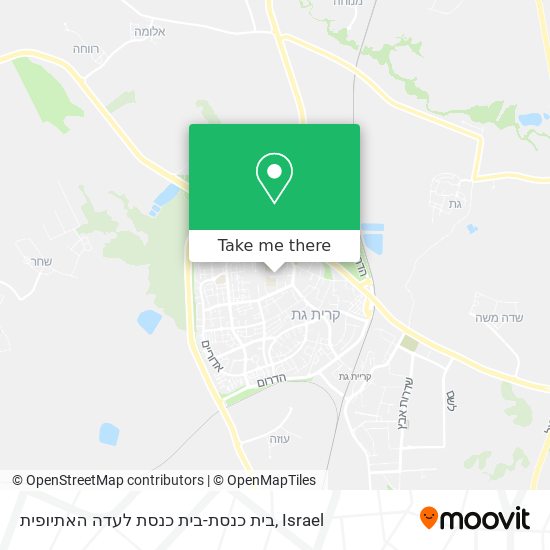 בית כנסת-בית כנסת לעדה האתיופית map