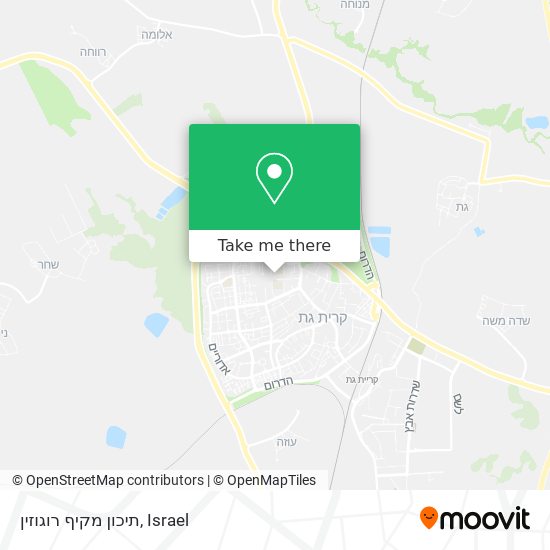 תיכון מקיף רוגוזין map