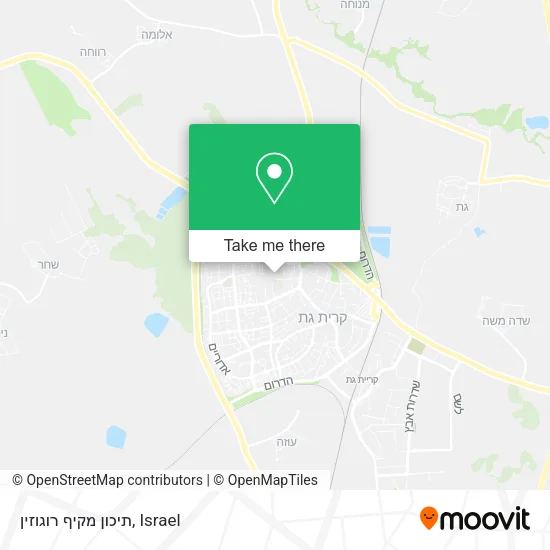 Карта תיכון מקיף רוגוזין