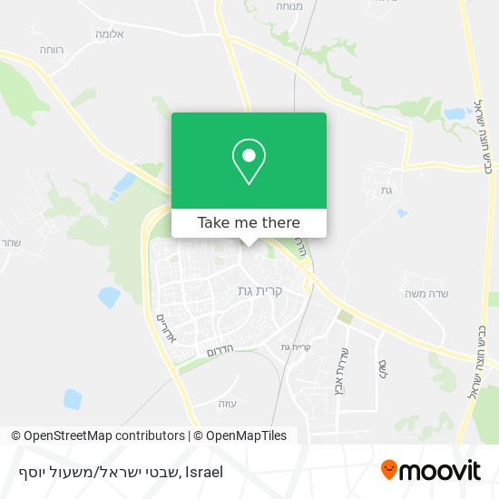 שבטי ישראל/משעול יוסף map