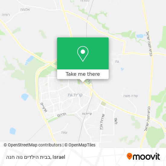 בבית הילדים נוה חנה map