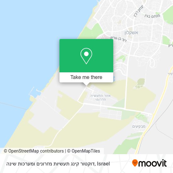 דוקטור קינג תעשיות מזרונים ומערכות שינה map